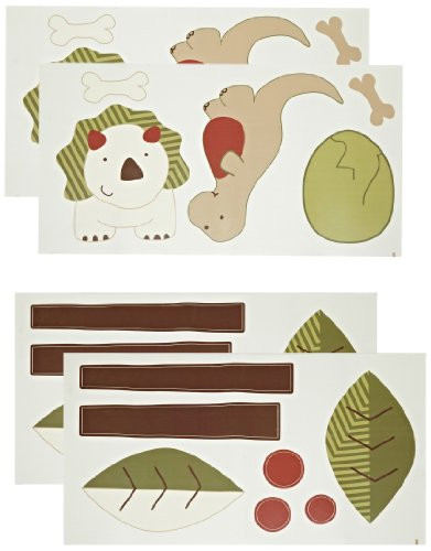 CoCo & Company Chomp N Stomp Removable Wall Appliques (Discontinued by Manufacturer)