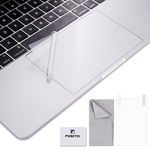 FORITO Clear Matte Trackpad Protector Compatible for New 15 Inch MacBook Pro Model A1707 & A1990 with Touch Bar, 2018 or 2017 or 2016 Released.