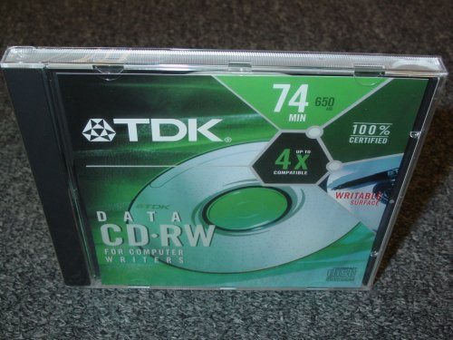 TDK CD-RW Media 10x- High Speed (1-Pack) (Discontinued by Manufacturer)