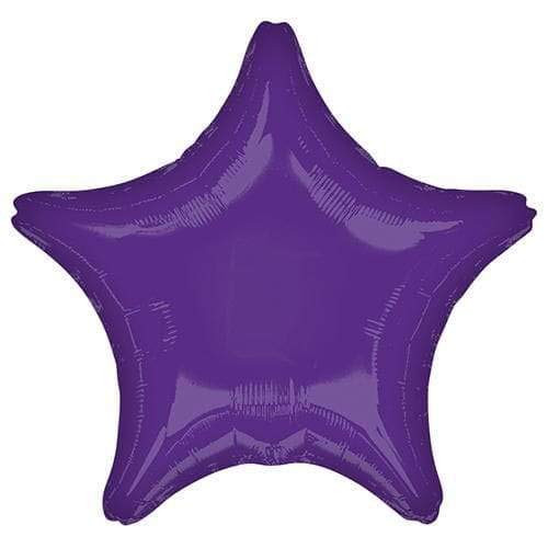 Anagram 25286 Star-New Purple Foil Balloon, 19"