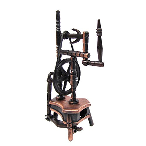 TG,LLC 1:12 Scale Miniature Dollhouse Replica Spinning Wheel Die Cast Pencil Sharpener TG,LLC 1:12 Scale Miniature Dollhouse Replica Spinning Wheel Die Cast Pencil Sharpener