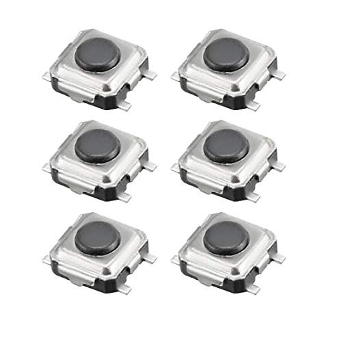 uxcell 3x3x1.5mm Momentary Panel PCB SMD SMT Mount 4 Pins Push Button SPST Tactile Tact Switch 20PCS