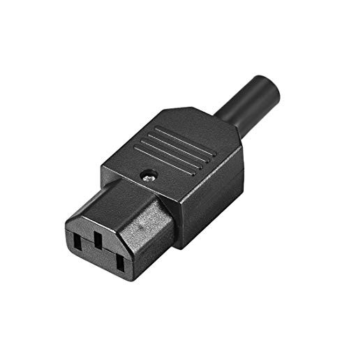 uxcell AC110-250V 10A Female IEC320 C13 Power Socket Adapter Connector 3 Terminals Panel Mount