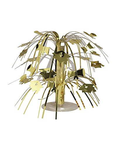 Creative Converting Cascade Graduation Centerpiece, Mini, Gold