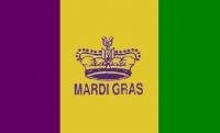NEOPlex 3' x 5' Mardi Gras Historical Flag