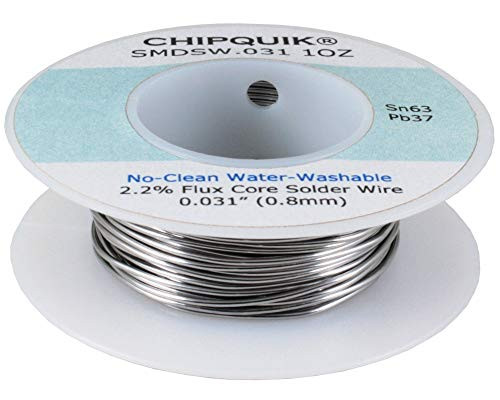 Chip Quik SMDSW .031 1OZ SOLDER 63/37 TIN/LEAD .031 DIAMETER 1 OZ SPOOL