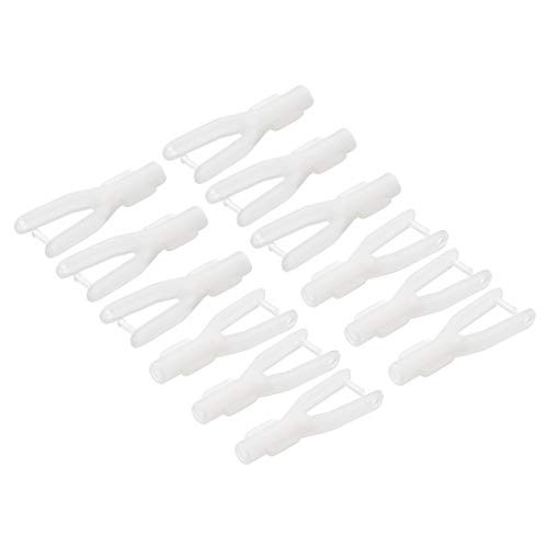 uxcell 2mm Nylon Clevis Linkage Clips,for RC Boat,Car,Airplane,Helicopter,12pcs