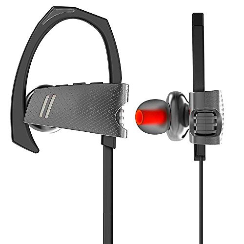 Bluetooth Earphones Cloele Wireless Sports Headphones w/Mic Waterproof HD Stereo Sweatproof Earbuds for Gym Running Workout 8 Hour Battery Noise Cancelling Headsets