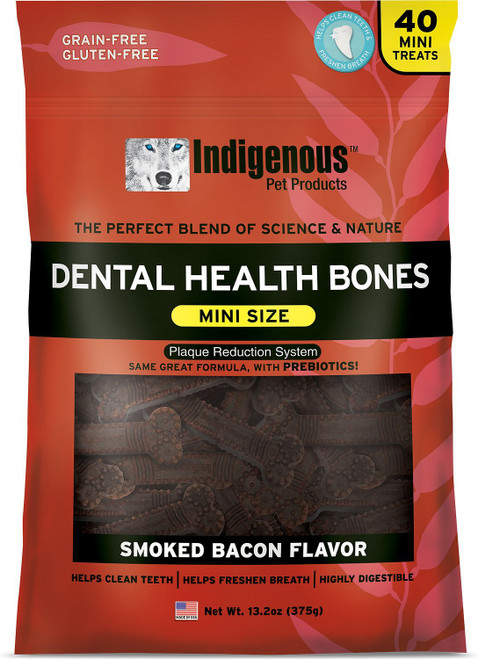 Indigenous Pet Products PGB 13. 2OZ MINI BACON DENTAL BONES