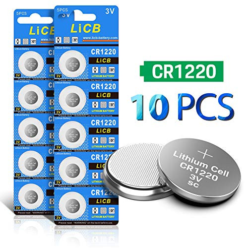 LiCB 10 Pack CR1220 3V Lithium Battery CR 1220