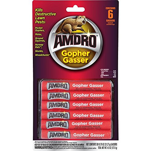 Amdro Gopher Gasser Contains 6 Gassers 0.75oz