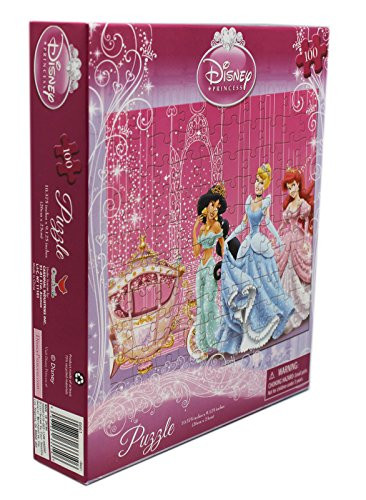 Disney Princess Jasmine Cinderella and Ariel 100 Piece Puzzle