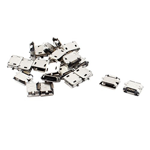 SMT SMD Micro USB Type B 5-Pin Female Jack Port Socket Connector 20Pcs