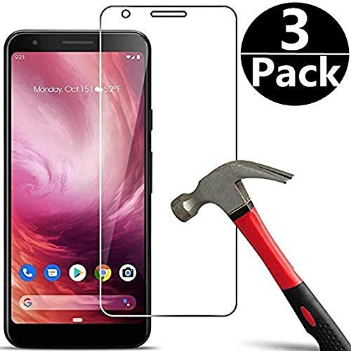 [3 Pack] Google Pixel 3a Screen Protector,Suplasway [Bubble Free] [Easy Installation][HD-Clear][Anti-Scratch] Tempered Glass Screen Protector Film for Google Pixel 3a