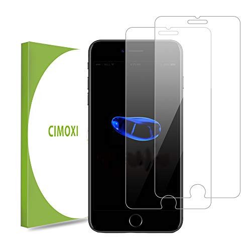 CIMOXI Screen Protector for iPhone 7 iPhone 8, [2-Pack] High Definition Tempered Glass Screen Protector for Apple iPhone 7, iPhone 8 (4.7 inch)