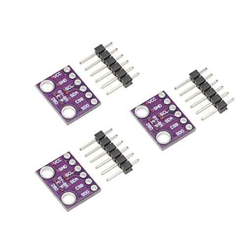 uxcell BMP280 Pressure Temperature Sensor Module Digital Breakout Humidity Sensor with IIC I2c for Arduino 3 Pack