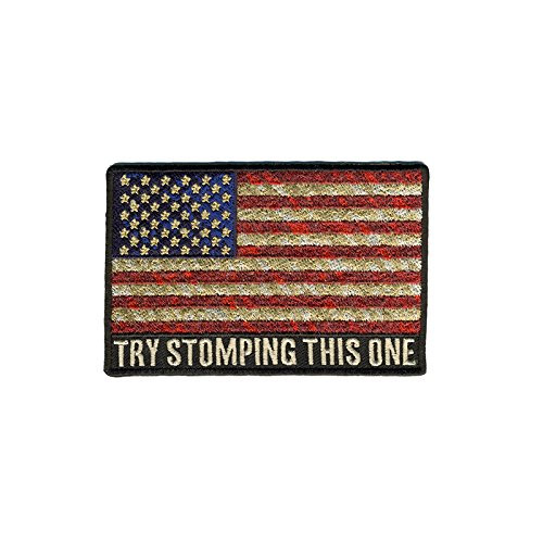 Hot Leathers Try Stomping this One Patch (Multicolor, 4" x 3")