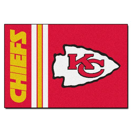 FANMATS NFL Kansas City Chiefs Nylon Face Starter Rug FANMATS NFL Kansas City Chiefs Nylon Face Starter Rug