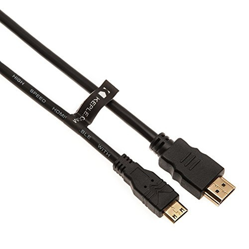 Keple Mini HDMI with HDMI Cable | High Speed Mini HDMI to HDMI for Nikon Hc-e1 | (3m/10FT)