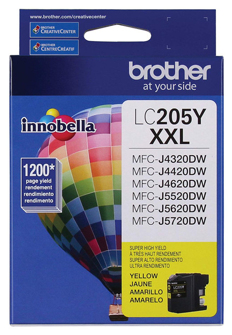 Brother Printer LC205Y Super High Yield Ink Cartridge, Yellow Brother Printer LC205Y Super High Yield Ink Cartridge, Yellow