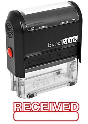 ExcelMark Received Self Inking Rubber Stamp (Stamp Only)