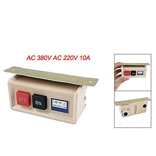 Saim Push Button ON/Off Switch for Industrial Sewing Machine AC 380V, AC 220V, 10A