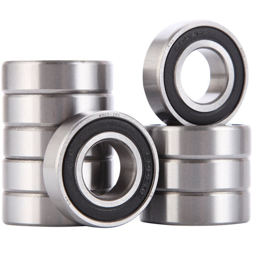 XiKe 10 Pack 6003-2RS Bearings 17x35x10mm, Stable Performance and Cost-Effective, Double Seal and Pre-Lubricated, Deep Groove Ball Bearings. XiKe 10 Pack 6003-2RS Bearings 17x35x10mm, Stable Performance and Cost-Effective, Double Seal and Pre-Lubricated, Deep Groove Ball Bearings.