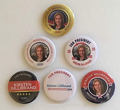 Kirsten Gillibrand for President Set of 6 Campaign Buttons (GILLIBRAND-All)