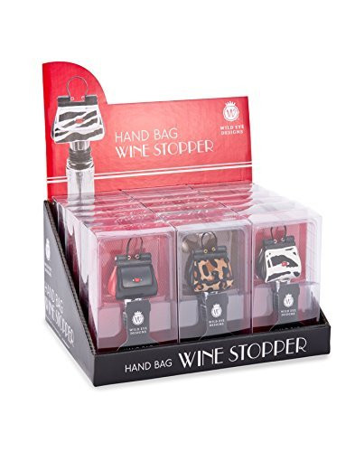 Wild Eye Designs Hand Bag Wine Stopper - Zebra
