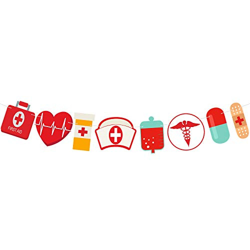 Nurse Banner | Nurse Garland | RN Banner | RN Garland | Medical School Decor | Nurse Party | RN Party | Nursing Grad Party Decorations | Nurse Graduation Party Decorations Supplies