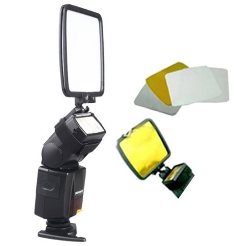 CowboyStudio Flash Diffuser for Canon EOS, Nikon, Olympus, Pentax, Sony, Sigma, & Other External Flash Units