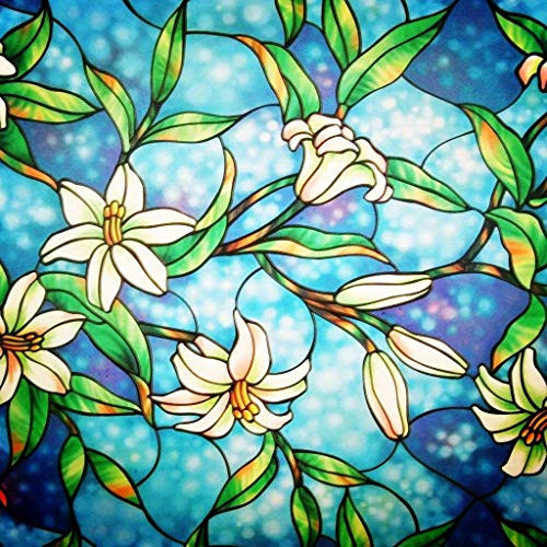 Coavas Decorative Privacy Window Film Frosted Window Film Stained Glass Window Film Window Clings No-Glue Self Static Cling for Home Bedroom Bathroom Kitchen Office 17.7 by 78.7 Inches Coavas Decorative Privacy Window Film Frosted Window Film Stained Glass Window Film Window Clings No-Glue Self Static Cling for Home Bedroom Bathroom Kitchen Office 17.7 by 78.7 Inches