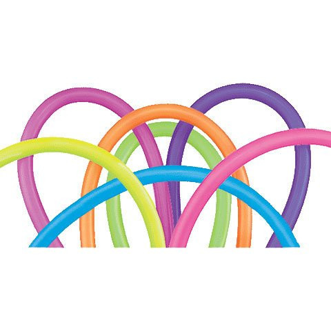 Qualatex 260Q Neon Assortment Tying Balloons (10ct)