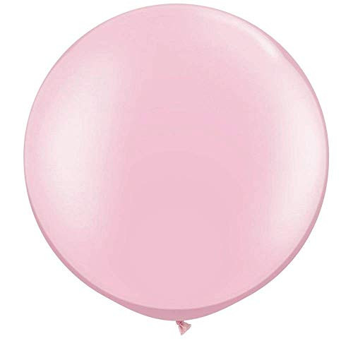 NYKKOLA 36 Inch Giant Latex Balloon (Premium Helium Quality)?6 Pack Big Pink Balloons
