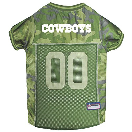 NFL Dallas Cowboys Camouflage Dog Jersey, X-Small. - CAMO PET Jersey Available in 5 Sizes & 32 NFL Teams. Hunting Dog Shirt