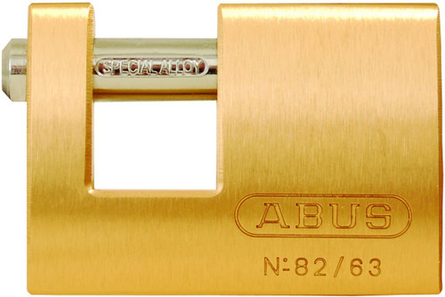ABUS 82/63 Monoblock Solid Brass Padlock Keyed Different