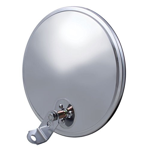 United Pacific 60035 STAINLESS STEEL 8 1/2" CONVEX MIRROR - OFFSET STUD