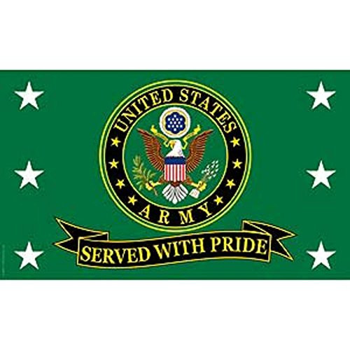 FindingKing United States Army Served with Pride Flag 3ft x 5ft