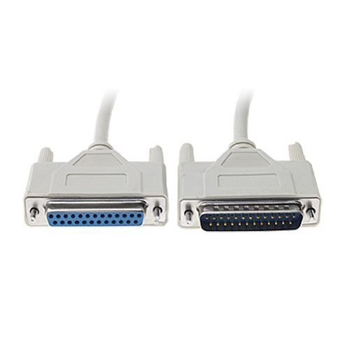 Uxcell a10031700ux0101 DB25 25 Pin Male to Female Serial Parallel Printer Extension Cable 2.6M Uxcell a10031700ux0101 DB25 25 Pin Male to Female Serial Parallel Printer Extension Cable 2.6M