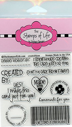 Create Custom Sentiment Stamps for Card-Making and Scrapbooking Supplies by The Stamps of Life - Created4You Sentiments