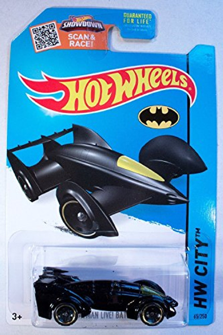 Hot Wheels, 2015 HW City, Batman Live! Batmobile [Black] Die-Cast Vehicle #65/250