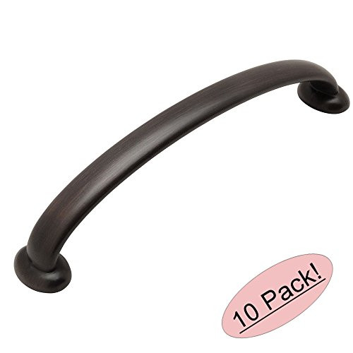 Cosmas 827-128ORB Oil Rubbed Bronze Cabinet Hardware Handle Pull - 5' (128mm) Hole Centers - 10 Pack