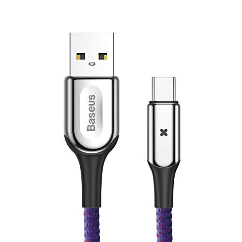 USB C Cable Fast Charging Cord with LED Light, Baseus 3.3ft USB C to USB A Fast Charger Cord, USB Type C Cable for Samsung Galaxy S10/S9/S8/S8 Plus,Note 9 8,LG V30,V20,G6,G5,Pixel,Nintendo Switch USB C Cable Fast Charging Cord with LED Light, Baseus 3.3ft USB C to USB A Fast Charger Cord, USB Type C Cable for Samsung Galaxy S10/S9/S8/S8 Plus,Note 9 8,LG V30,V20,G6,G5,Pixel,Nintendo Switch
