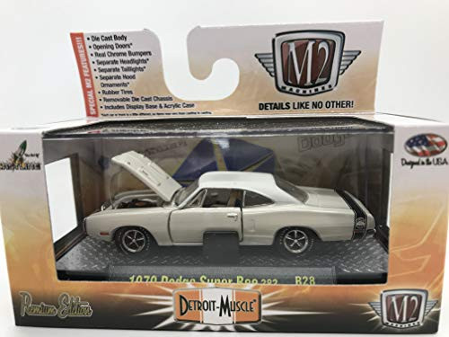 M2 Machines Detroit-Muscle 1970 Dodge Super Bee 383 1:64 Scale R28 15-05 Cream Details Like NO Other! Over 42 Parts M2 Machines Detroit-Muscle 1970 Dodge Super Bee 383 1:64 Scale R28 15-05 Cream Details Like NO Other! Over 42 Parts