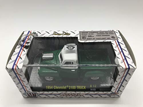 M2 Machines Ground Pounders 1954 Chevrolet 3100 Truck 1/64 R12 14-03 Green Details Like NO Other! Over 42 Parts