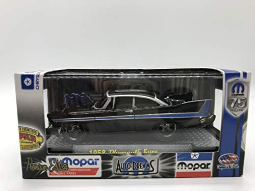 M2 Machines Auto-Dreams 1958 Plymouth Fury 1:64 Scale 12-17 Black/Blue Details Like NO Other! Over 42 Parts M2 Machines Auto-Dreams 1958 Plymouth Fury 1:64 Scale 12-17 Black/Blue Details Like NO Other! Over 42 Parts
