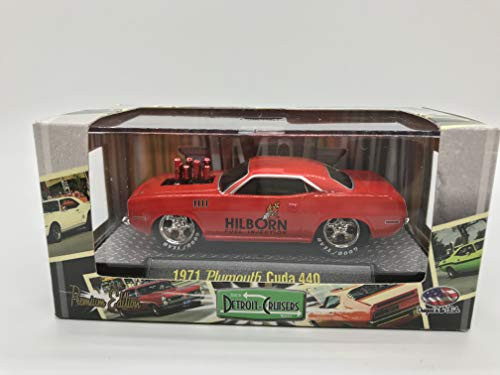 M2 Machines Detroit-Cruisers 1971 Plymouth Cuda 440 1:64 Scale 12-21 Red Details Like NO Other! Over 42 Parts M2 Machines Detroit-Cruisers 1971 Plymouth Cuda 440 1:64 Scale 12-21 Red Details Like NO Other! Over 42 Parts