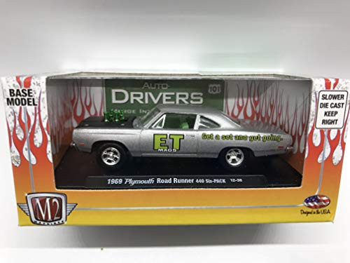 M2 Machines Auto-Drivers 1969 Plymouth Road Runner 440 6-Pack 1/64 12-38 Silver Details Like NO Other! Over 24 Parts M2 Machines Auto-Drivers 1969 Plymouth Road Runner 440 6-Pack 1/64 12-38 Silver Details Like NO Other! Over 24 Parts