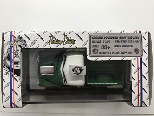 M2 Machines Ground Pounders 1954 Chevrolet 3100 Truck 1/64 R12 14-05 Dark Green Details Like NO Other! Over 42 Parts