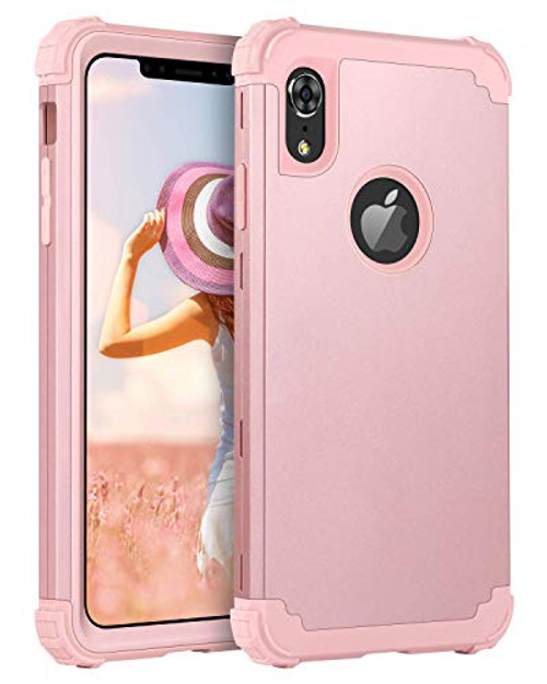 BENTOBEN iPhone XR Case, iPhone XR Phone Case, 3 in 1 Heavy Duty Rugged Hybrid Sturdy Hard PC Cover Soft Silicone Bumper High Impact Resistant Shockproof Protective Case for Apple iPhone XR,Rose Gold BENTOBEN iPhone XR Case, iPhone XR Phone Case, 3 in 1 Heavy Duty Rugged Hybrid Sturdy Hard PC Cover Soft Silicone Bumper High Impact Resistant Shockproof Protective Case for Apple iPhone XR,Rose Gold